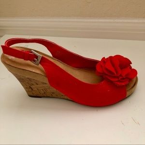 Stunning Open Toe, Nubuck Shoes